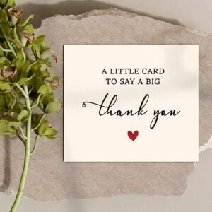 ❤️ Thank You Cards| Bundle of 15